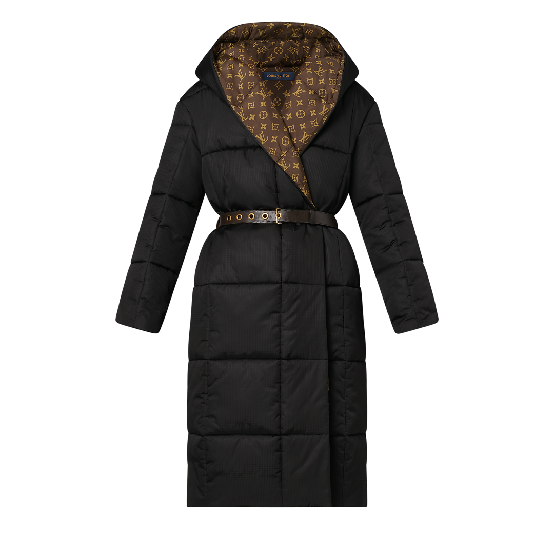 Long Pillow Puffer Wrap Coat Ready to Wear LOUIS VUITTON